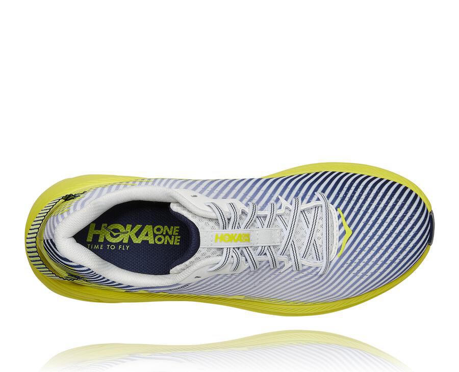 Hoka One One Tenisky Panske Biele/Modre - Rincon 2 - 64729-TZIX